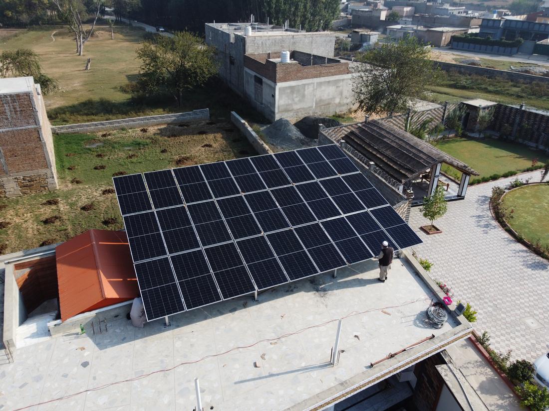 15.8 kW array at Dherai Julagram, Malakand