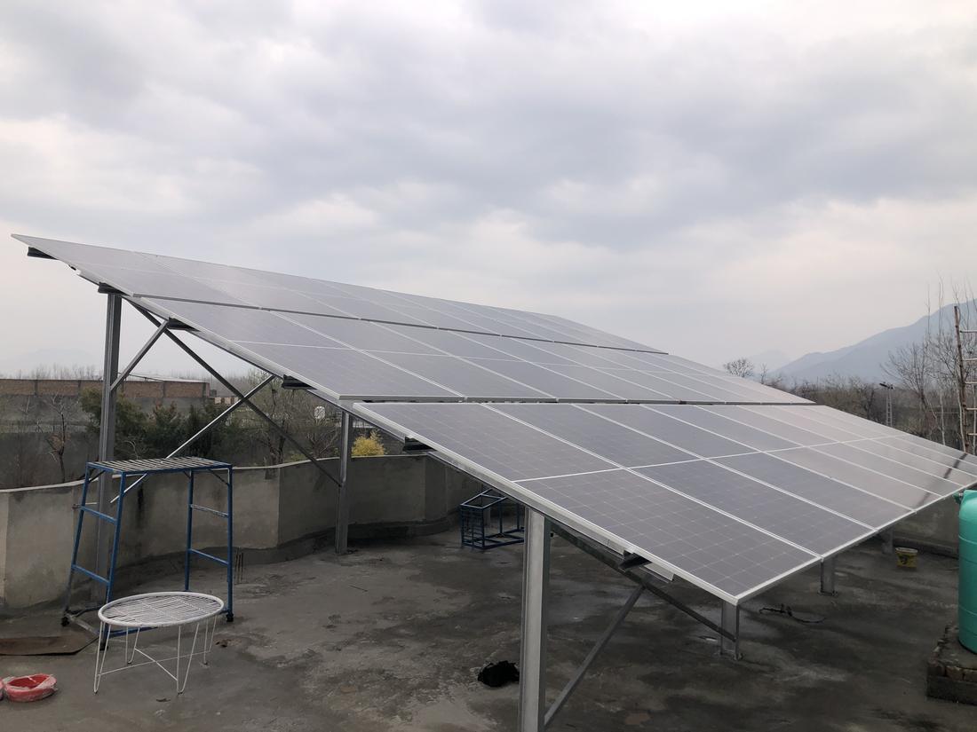 14.9 kW array at Aladand, Batkhela