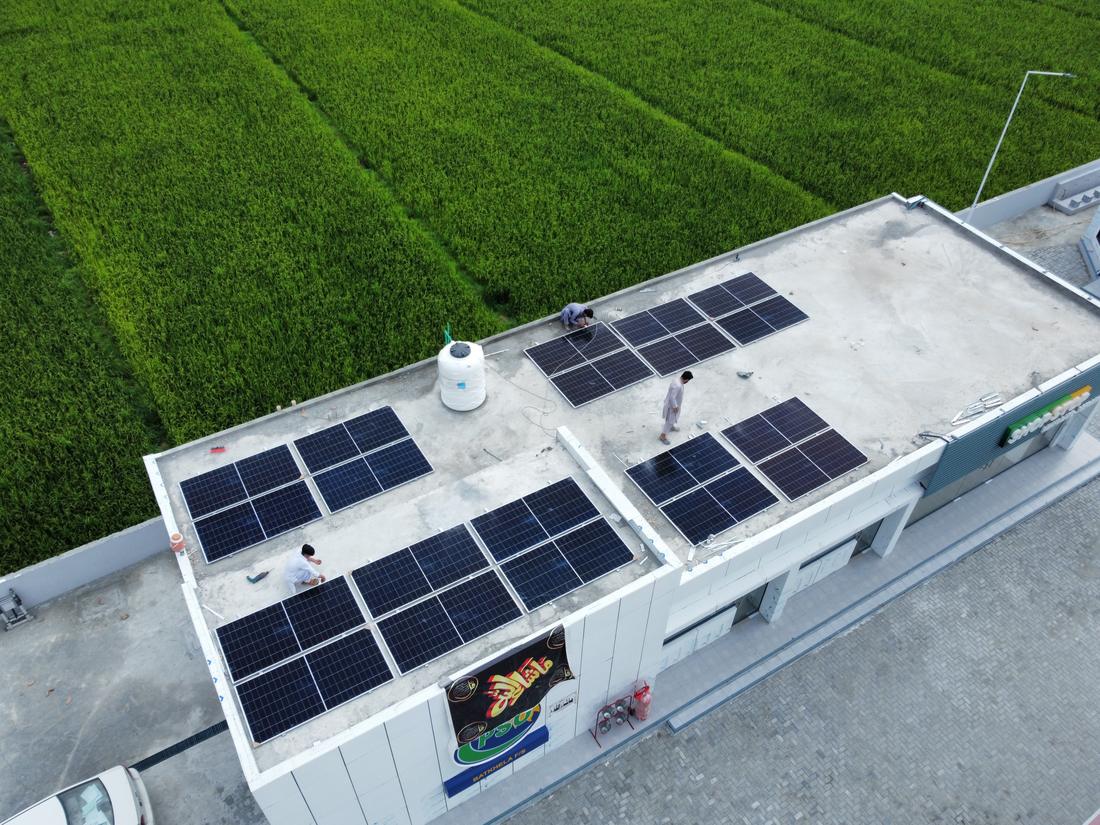 11.7 kW array at Pul Saokai, Batkhela